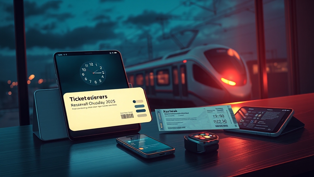 예매 성공률 높이는 전략 (illustration 스타일)