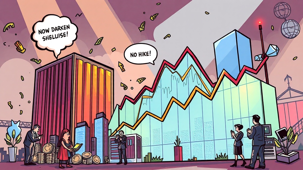 최신 미국 주식 시장 동향 (cartoon 스타일)