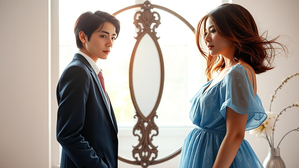 테토녀 vs 에겐녀: 의미와 특징 (realistic 스타일)