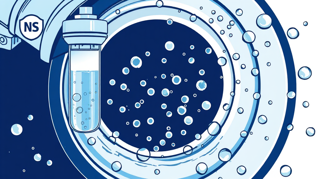 NSF 인증, 왜 중요할까? (illustration 스타일)