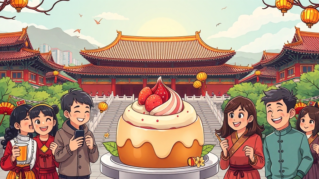 2025년, 경복궁 생과방으로! (cartoon 스타일)