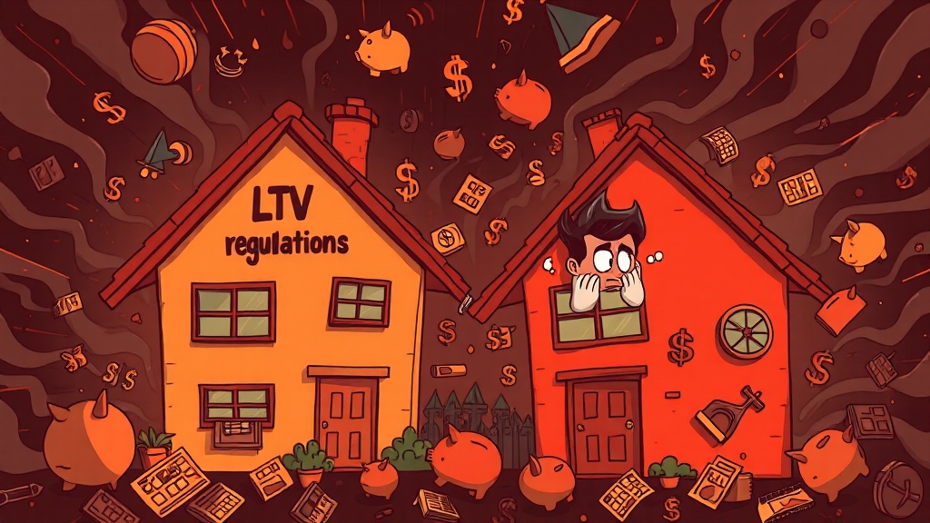 DSR, LTV 핵심 지표 (cartoon 스타일)