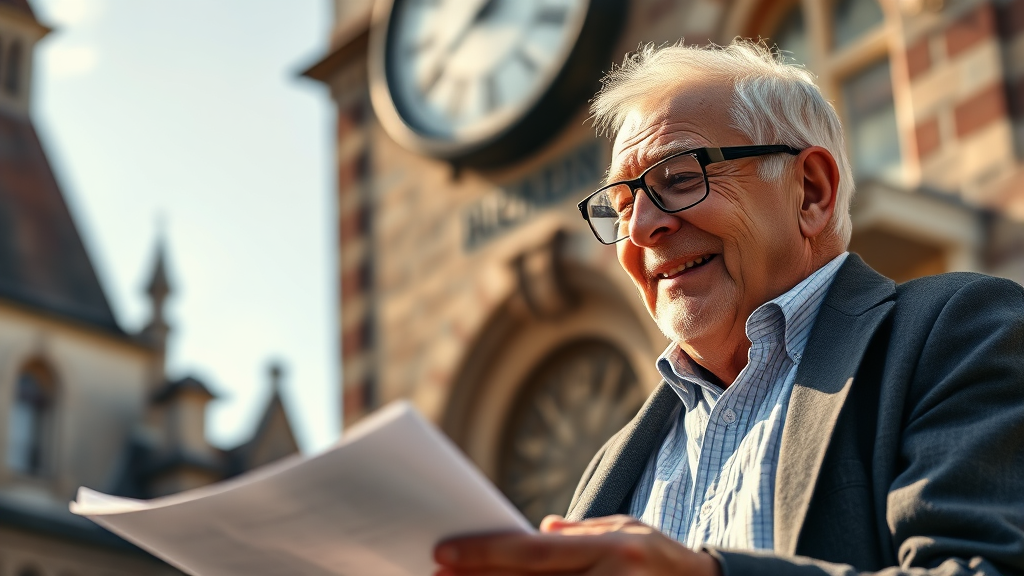 65세 정년, 언제부터 시행? (realistic 스타일)