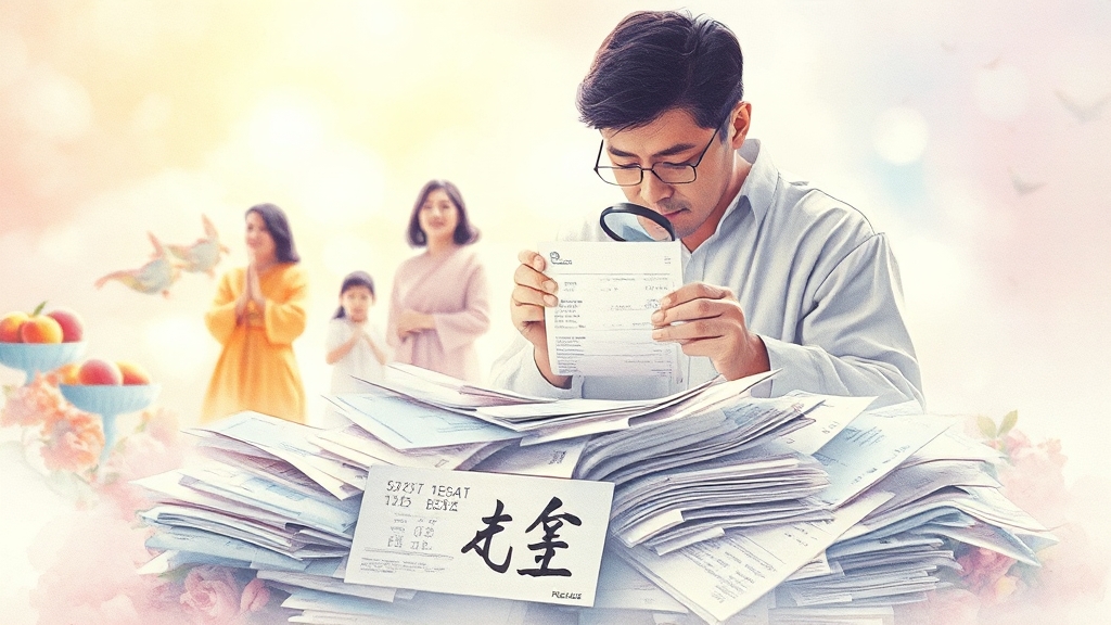 환급금, 궁금증 해결! (watercolor 스타일)