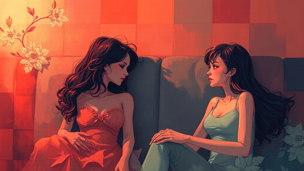 상황별 꿈 해석: 구체적인 의미 파악 (illustration 스타일)