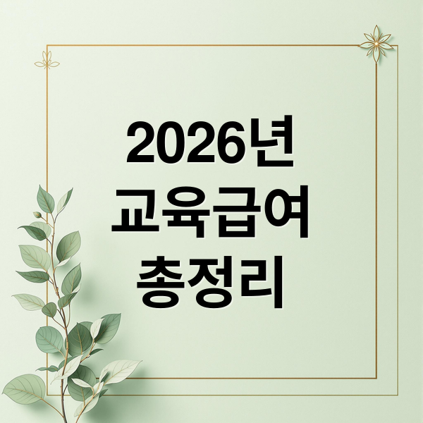2026년
교육급여
총정리 (교육급여 인상, 고등학생 86만원 지원 등 2026 변화)