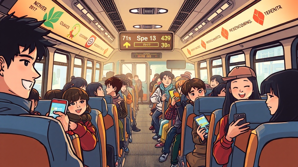 추석 연휴 교통 정보 (cartoon 스타일)