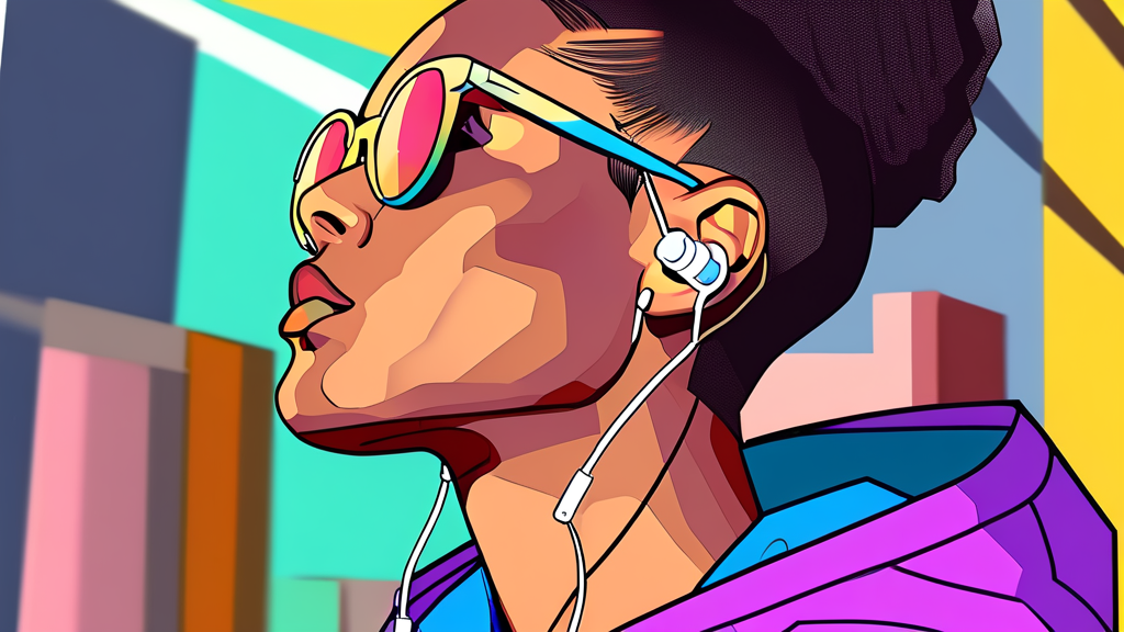 QCY 골전도 이어폰, 이것이 궁금하다: 기능 및 편의성 (cartoon 스타일)