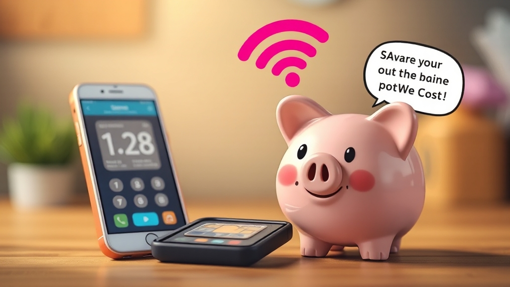 알뜰폰 가입 & 통신비 절약 꿀팁 (realistic 스타일)