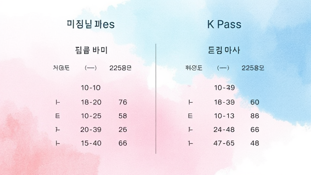 동백패스와 K패스, 나에게 더 유리한 선택은? (watercolor 스타일)