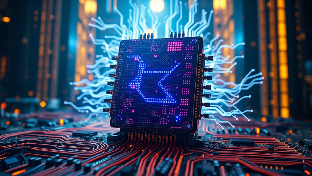 메모리 반도체 시장의 현재 (realistic 스타일)