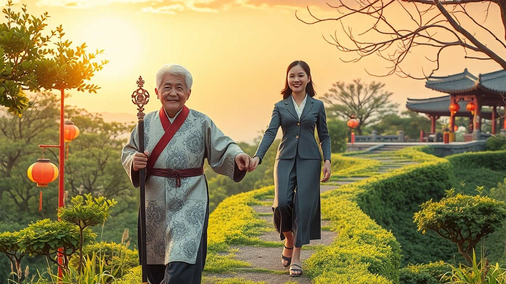 성공적인 정년 연장을 위해 (realistic 스타일)