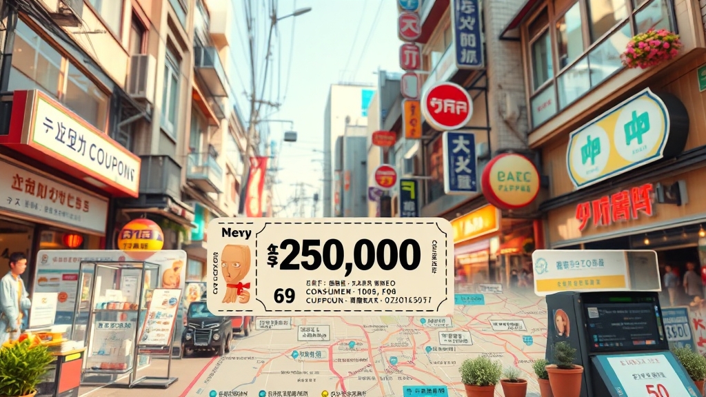 소비쿠폰 사용처 완벽 가이드 (realistic 스타일)