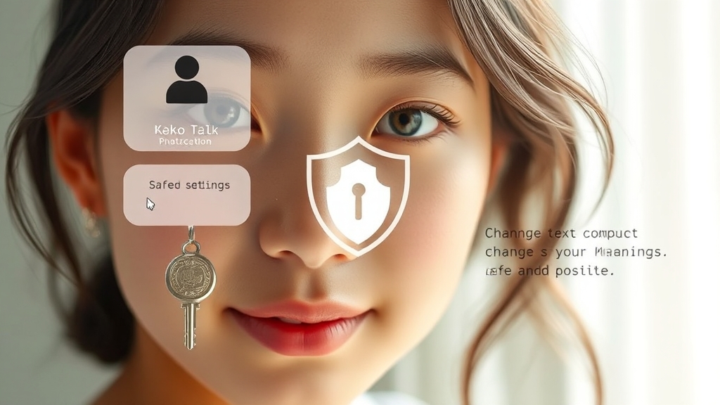 업데이트 후 개인 정보 보호 설정 (realistic 스타일)