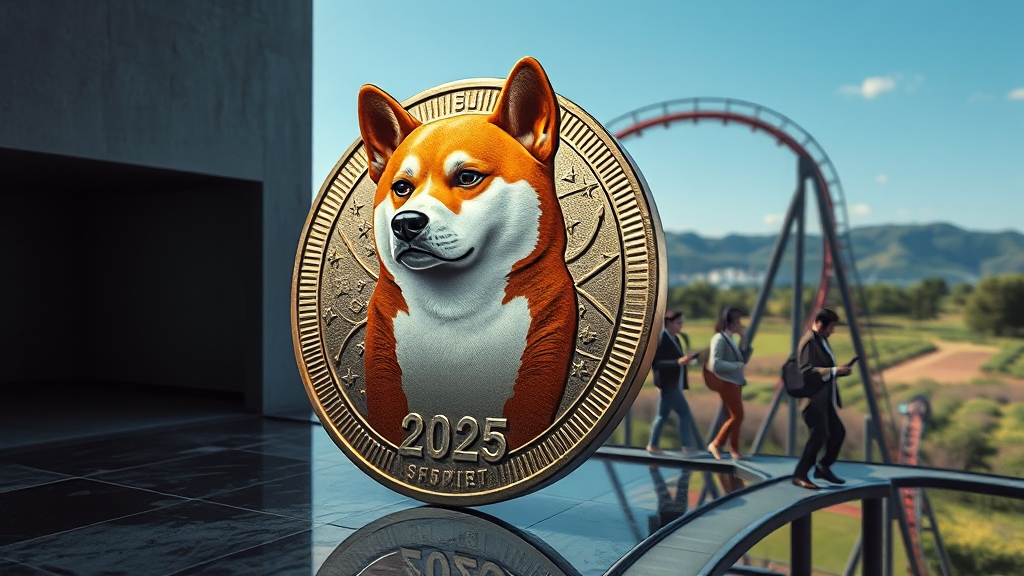 2025년 시바이누 코인 전망 (realistic 스타일)