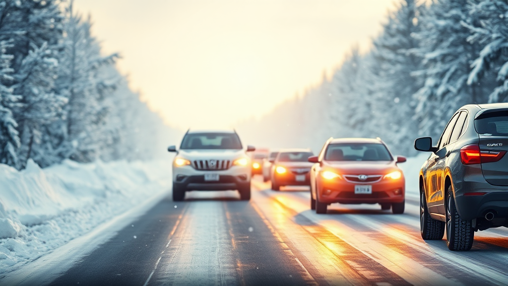 윈터타이어 관련 법규 (realistic 스타일)