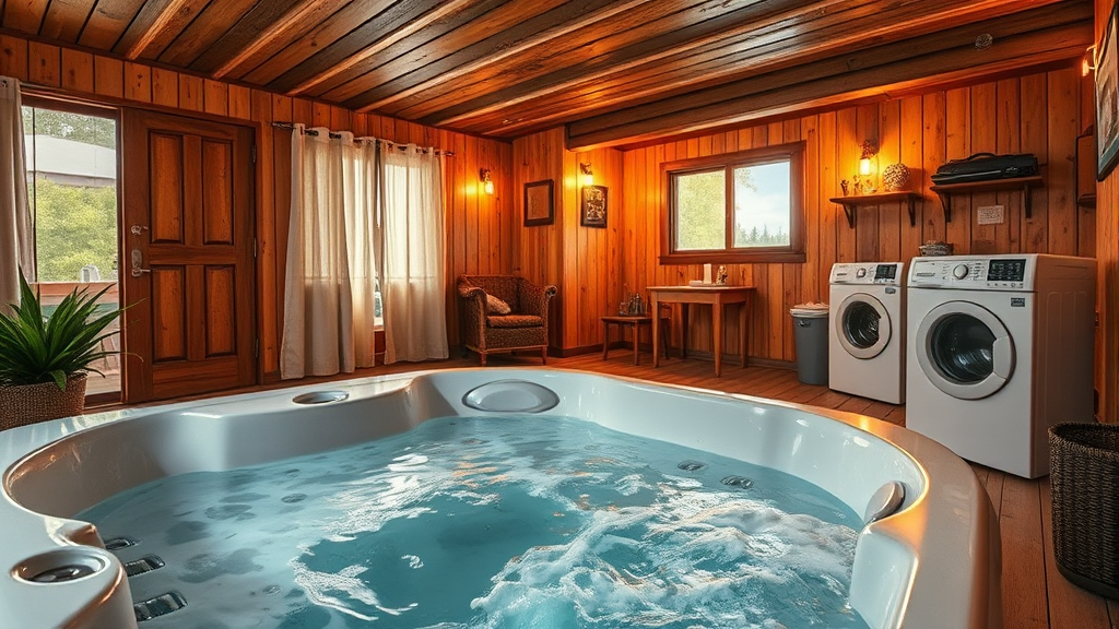 주요 편의 시설 및 서비스 (realistic 스타일)