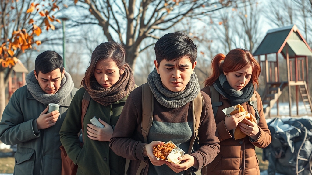 급체 원인 자세히 알아보기 (realistic 스타일)