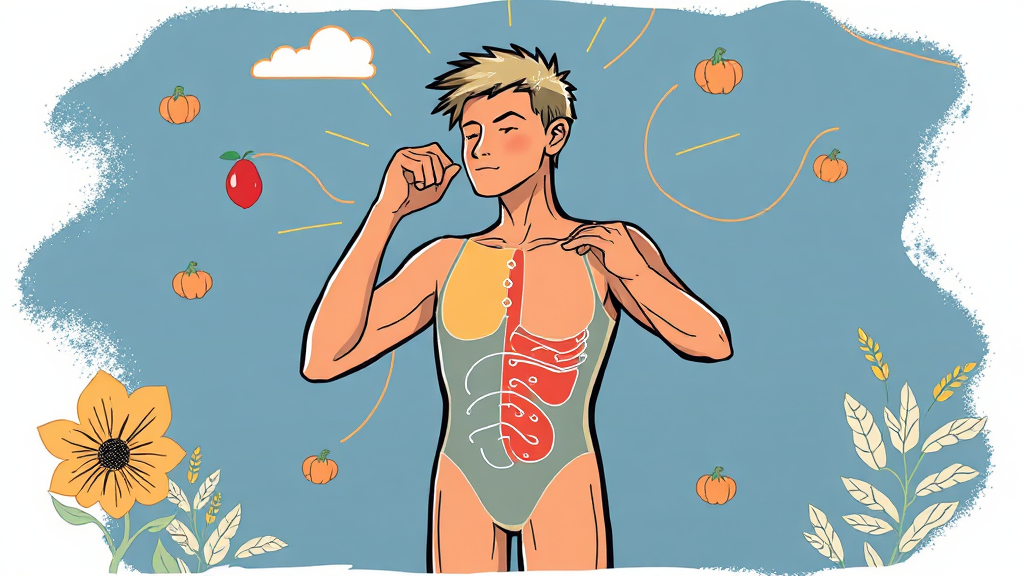 고혈당, 우리 몸의 이상 신호 이해하기 (illustration 스타일)