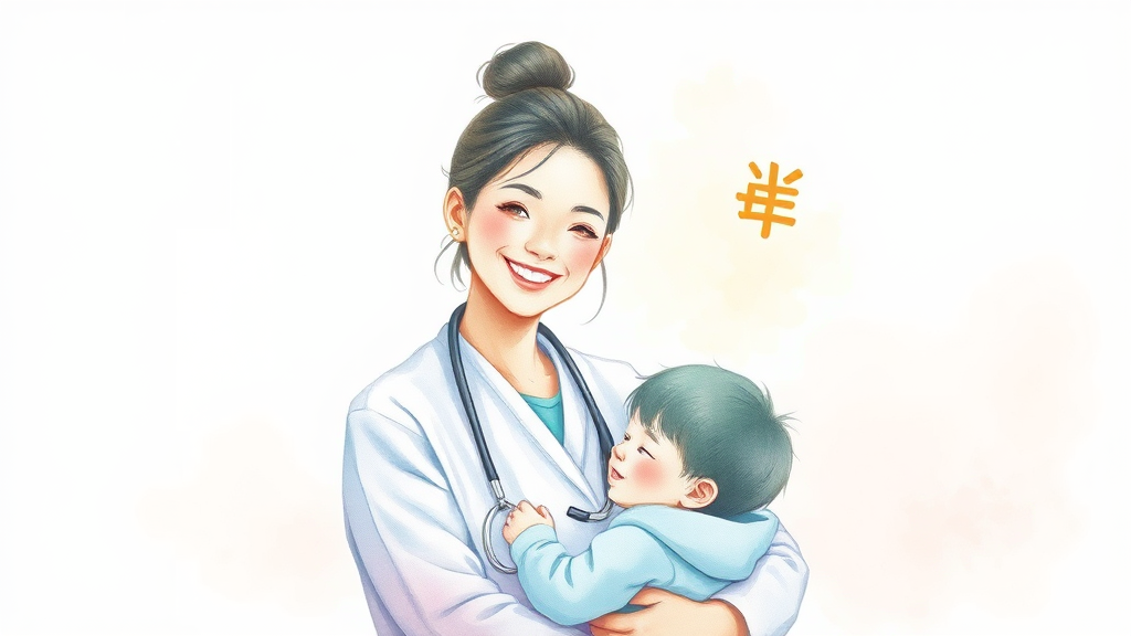 야간긴급돌봄, 어떻게 이용하나? (watercolor 스타일)