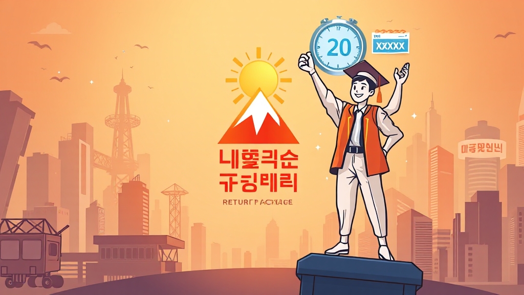 재취업 및 재창업 지원 (cartoon 스타일)