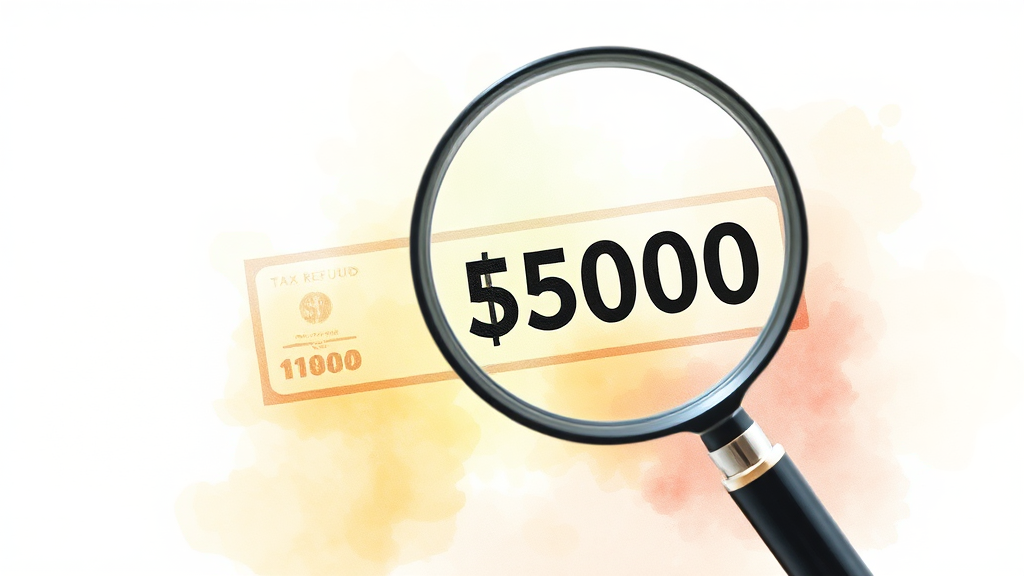 환급금 조회 & 환급액 늘리는 팁 (watercolor 스타일)