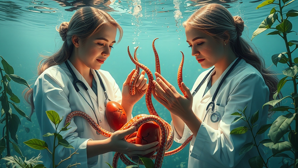 보양 음식 섭취 시 주의사항 (realistic 스타일)