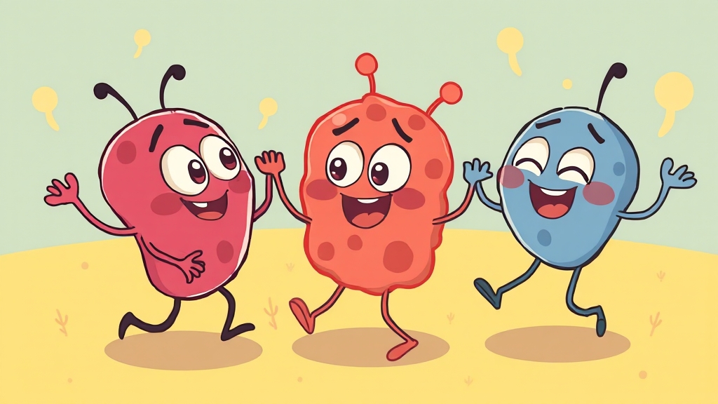 세포 묘사: 그림체 vs 애니메이션 (cartoon 스타일)