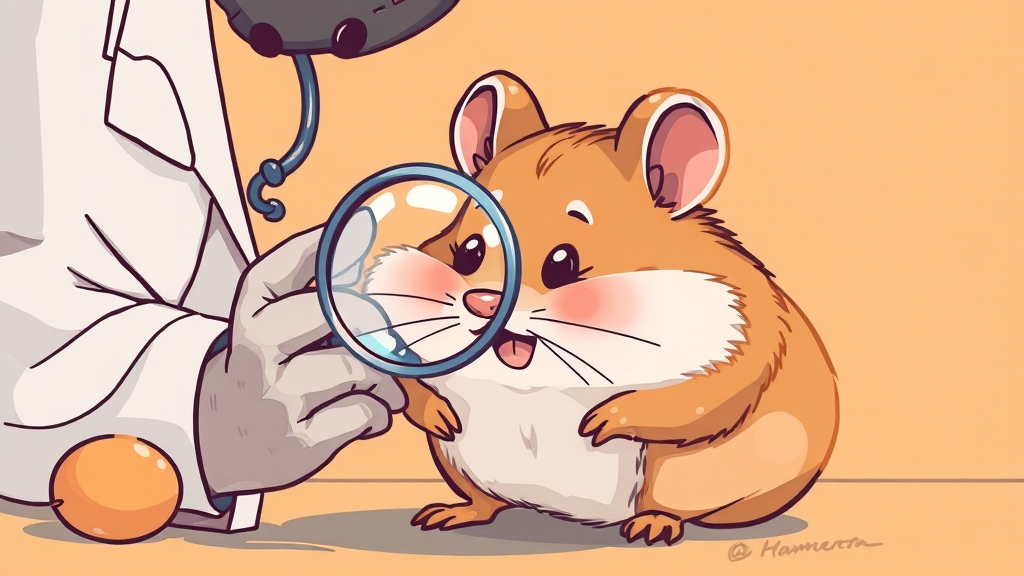 햄스터 건강 관리, 어떻게 해야 할까? (illustration 스타일)