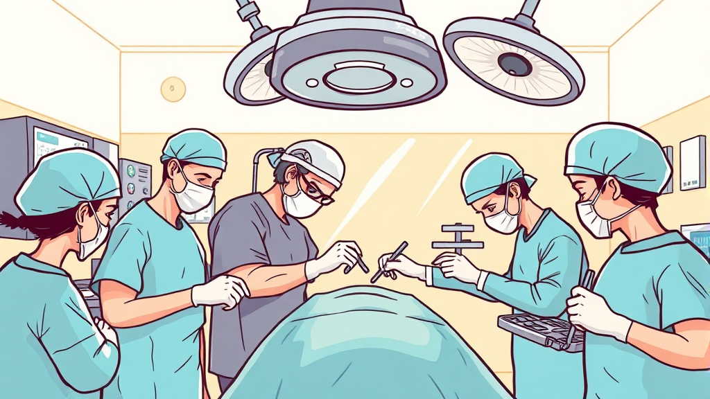 수술, 어디서 많이 할까? (cartoon 스타일)