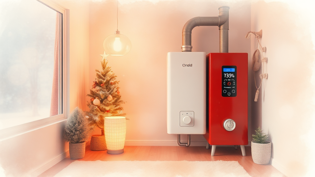 난방 모드, 뭐가 다를까? (watercolor 스타일)