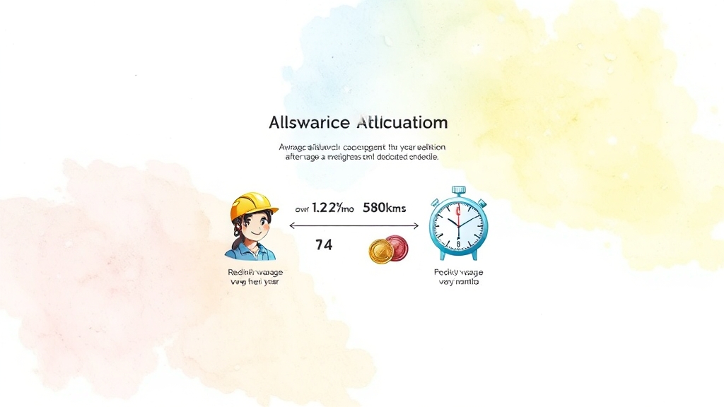 퇴직금 계산 시 실무 꿀팁 & 주의사항 (watercolor 스타일)