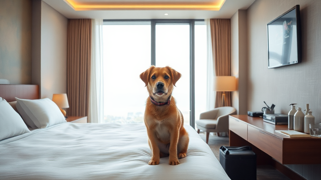 객실 시설 및 편의 서비스 (watercolor 스타일)