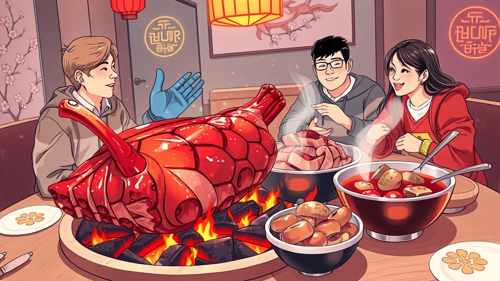 고기 종류와 신메뉴 집중 탐구 (illustration 스타일)