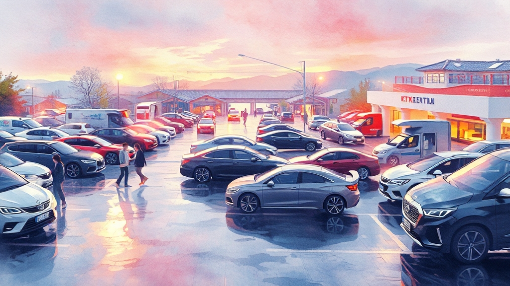 교통, 주차, 숙박 정보 (watercolor 스타일)