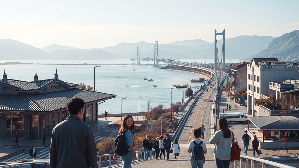 입지 분석: 대남라인의 중심 (realistic 스타일)