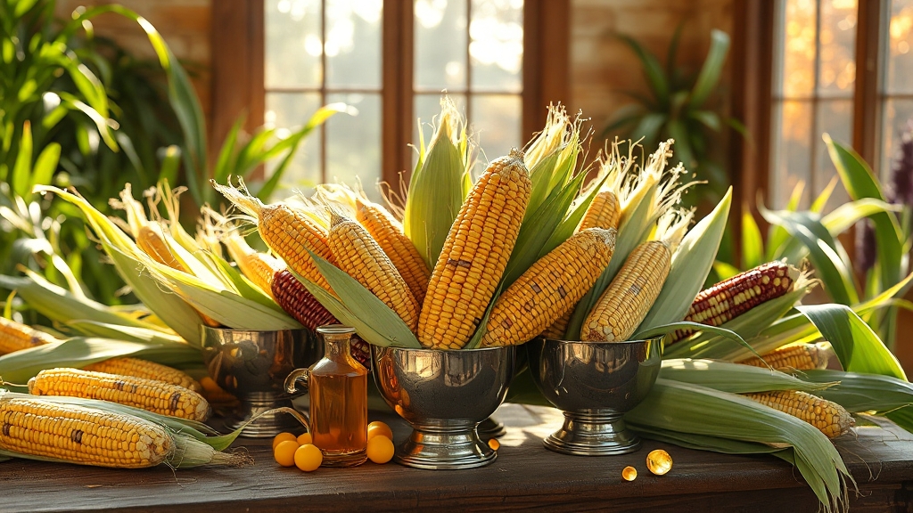옥수수, 왜 좋을까요? (realistic 스타일)