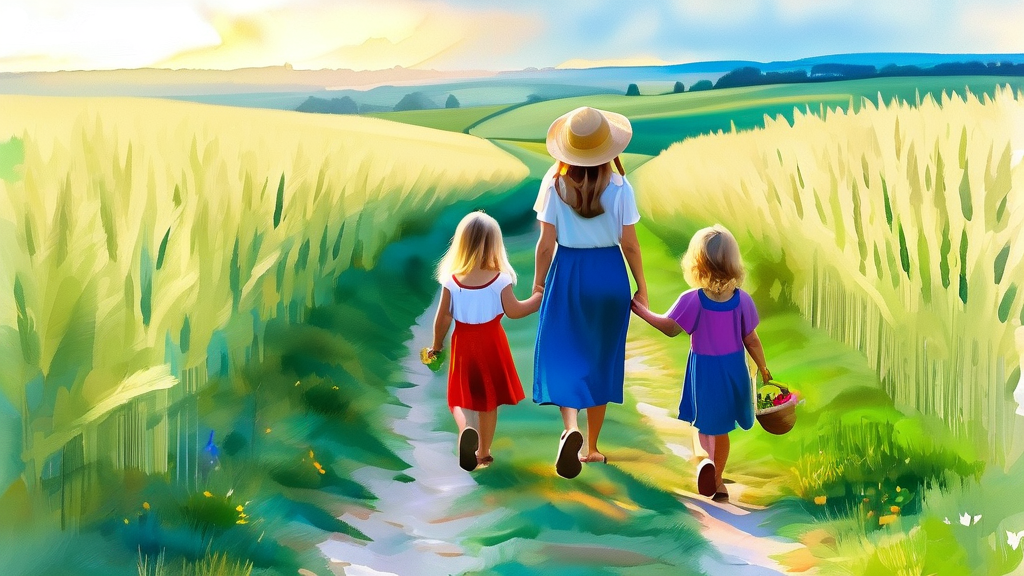 축제를 즐기는 방법: 프로그램 및 체험 (watercolor 스타일)