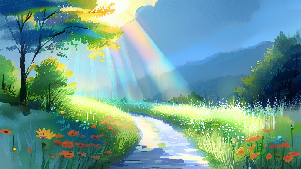 햇살론 상품 구조와 한도, 금리 상세 분석 (watercolor 스타일)