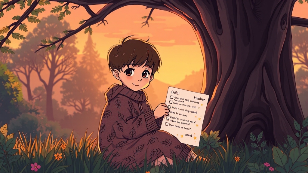 증상과 체크리스트 (illustration 스타일)