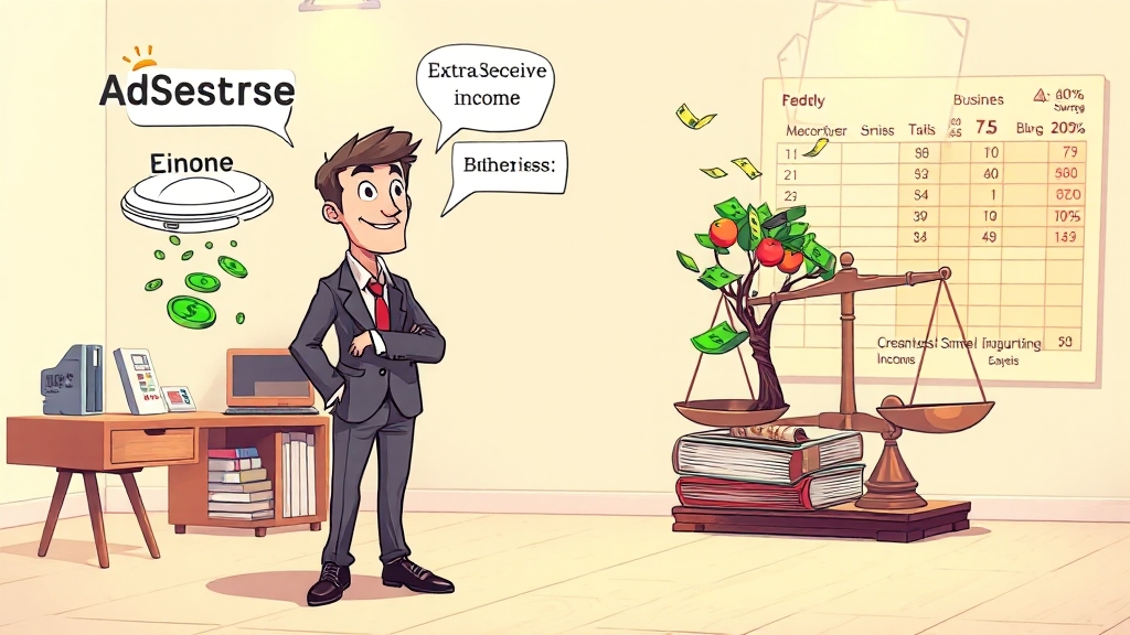 소득 분류: 기타 vs 사업 (cartoon 스타일)