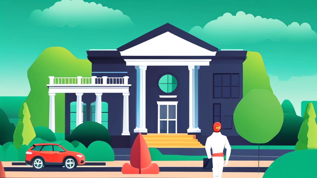 시장 영향 분석: 부동산 시장 및 가계부채에 미칠 파장 (illustration 스타일)