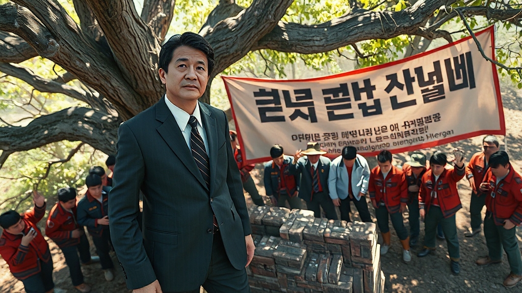 손현보 목사 관련 논란 (realistic 스타일)