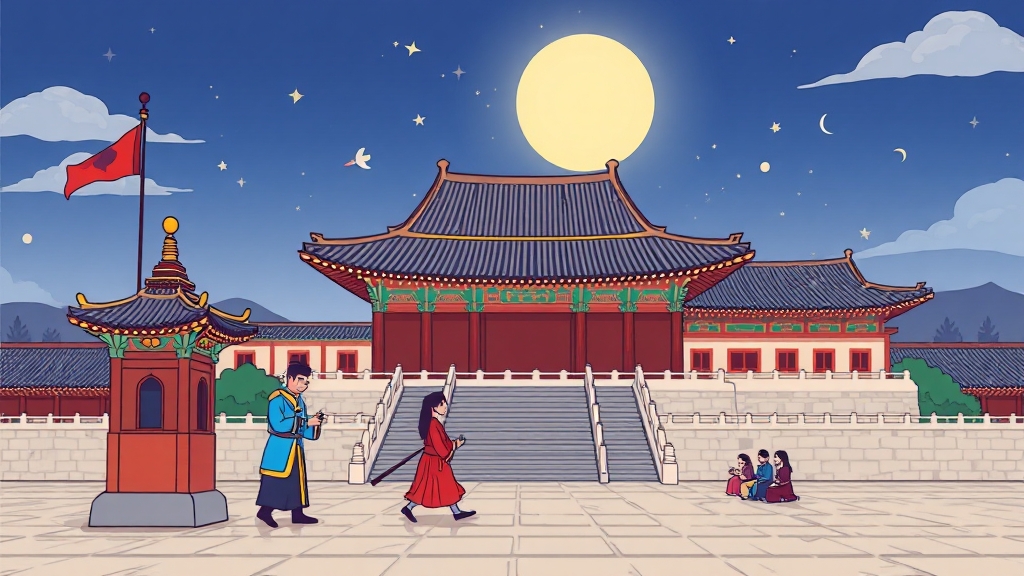 궁궐별 특별 프로그램 (cartoon 스타일)