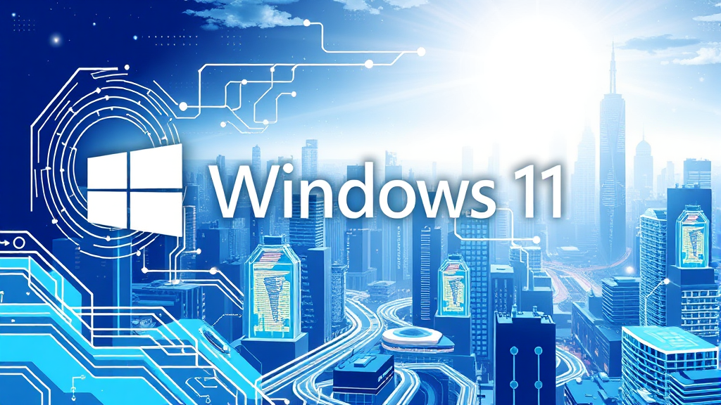 윈도우 11 전환 가이드 & 유의사항 (illustration 스타일)