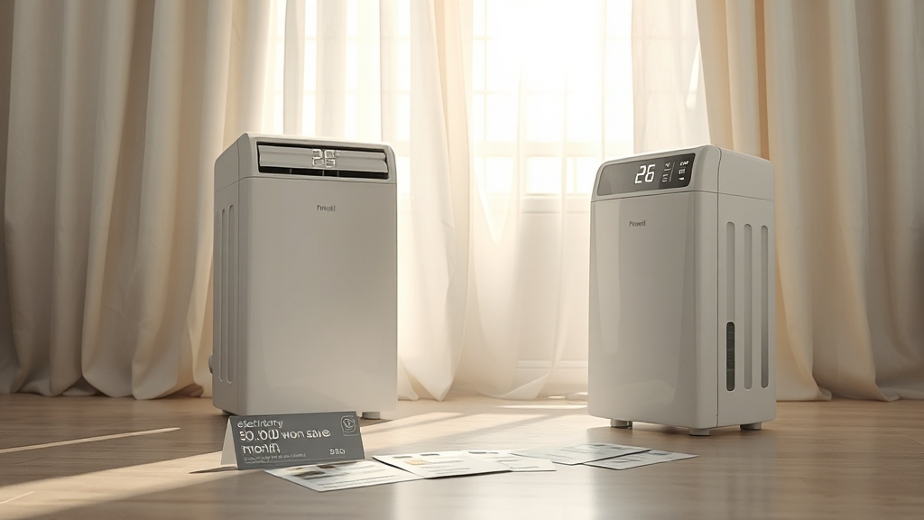 제습 시 전기세 절약 방법 (realistic 스타일)