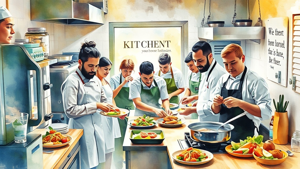 공유주방, 왜 뜰까? (watercolor 스타일)