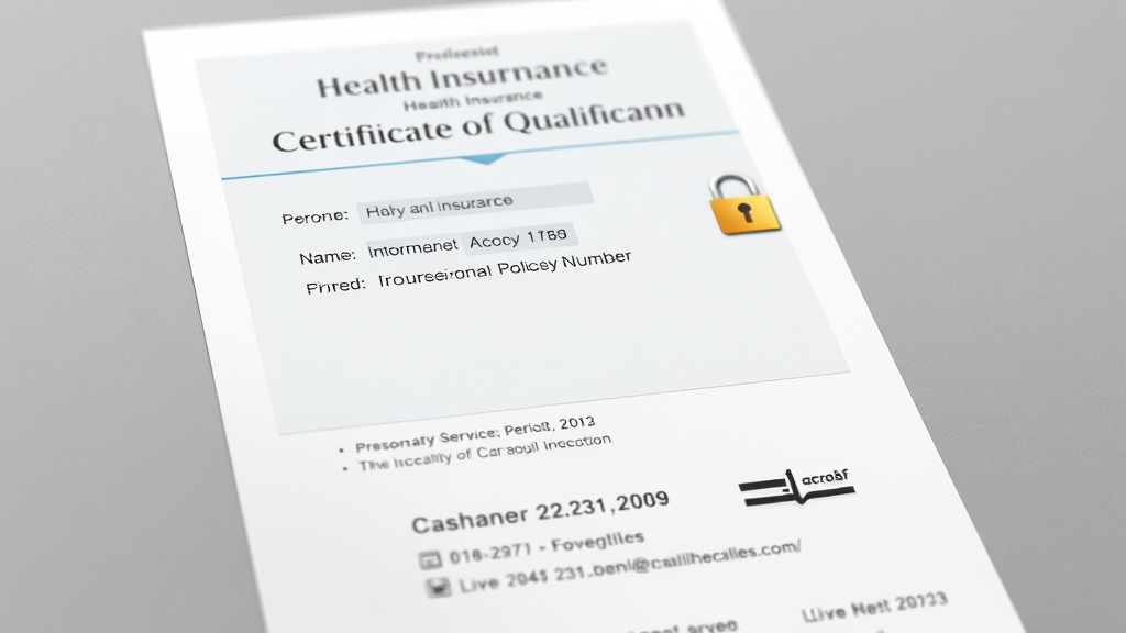 발급 시 유의사항, 꼼꼼히 확인 (realistic 스타일)