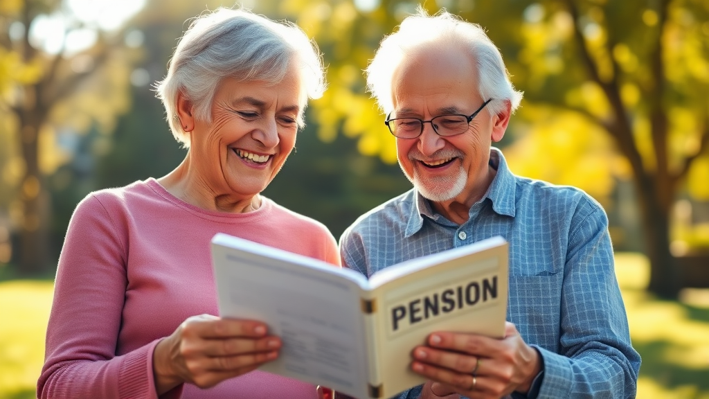 노령연금 신청 방법 및 절차 (realistic 스타일)