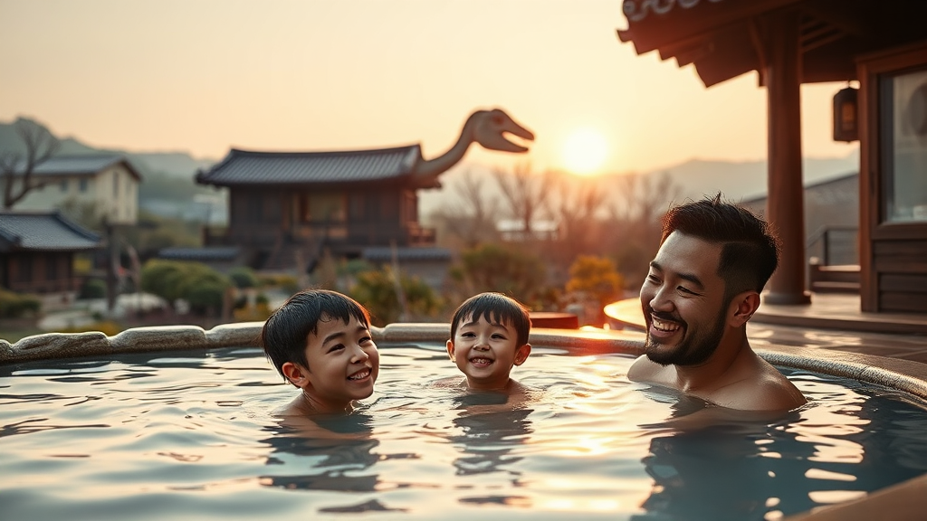 주변 명소 탐방 (realistic 스타일)